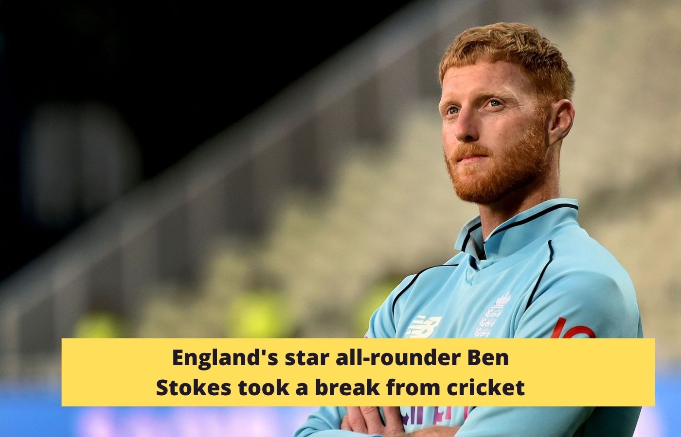England's star all-rounder Ben Stokes took a break from cricket